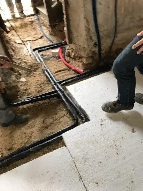 travaux de chauffage